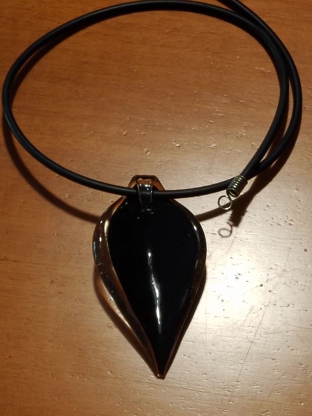 Colgante murano de cristal reversible