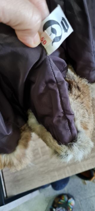 Casaco vintage, em pêlo verdadeiro