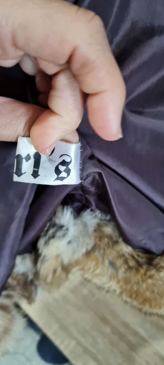 Casaco vintage, em pêlo verdadeiro