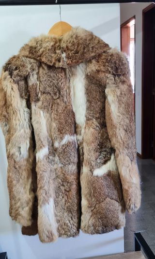 Casaco vintage, em pêlo verdadeiro