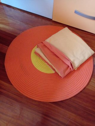 Alfombra redonda yute