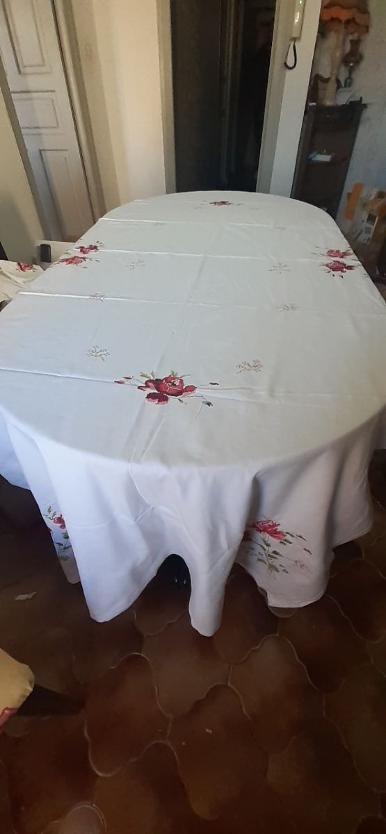 Manteleria a punto de cruz vintage