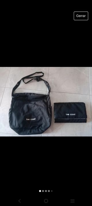 Bolso pañalera bebe + cambiador