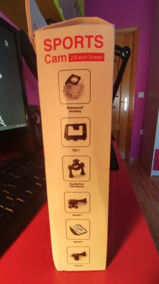 Cámara Sport Full HD 1080p