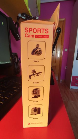 Cámara Sport Full HD 1080p