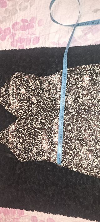 Vestido fiesta Zara lentejuelas