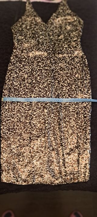 Vestido fiesta Zara lentejuelas
