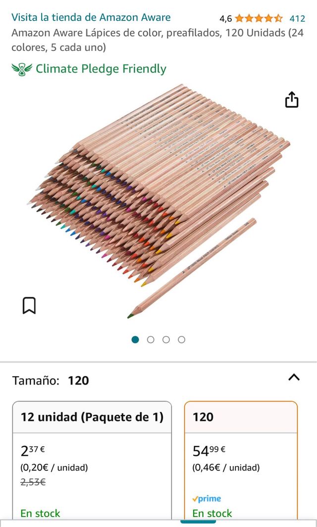 Confezione da 120 matite colorate AMAZON