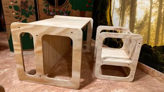 KIT Mesa y Sillas para niños Montessori nuevo