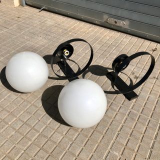 2 Lamparas Apliques Polinax vintage