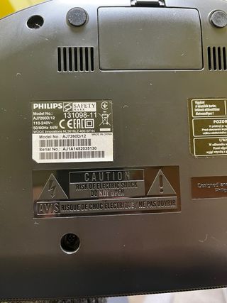 RADIO/BASE DE CARGA IPHONE/IPAD/IPOD