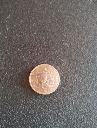 monedas francesas 1999