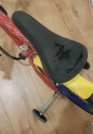 Bicicleta niño spiderman