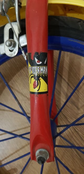 Bicicleta niño spiderman