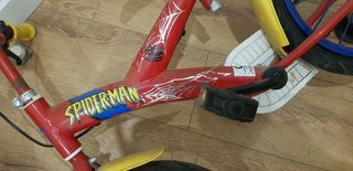 Bicicleta niño spiderman