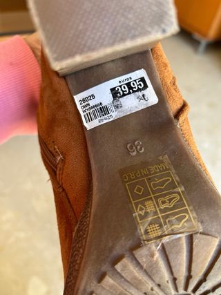 Botines marrones talla 36