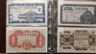 LOTERÍA ANTIGUA DESDE 1928 precio en la foto