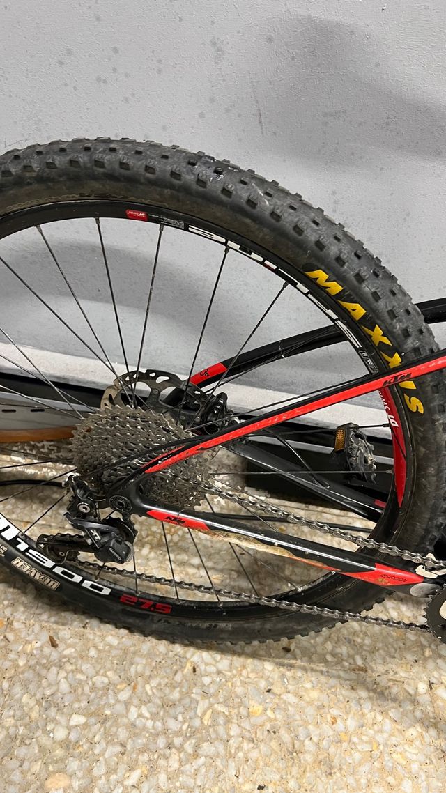 mtb ktm carbono talla 17” s/m 27,5