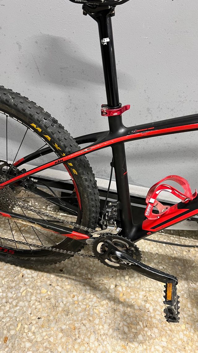 mtb ktm carbono talla 17” s/m 27,5