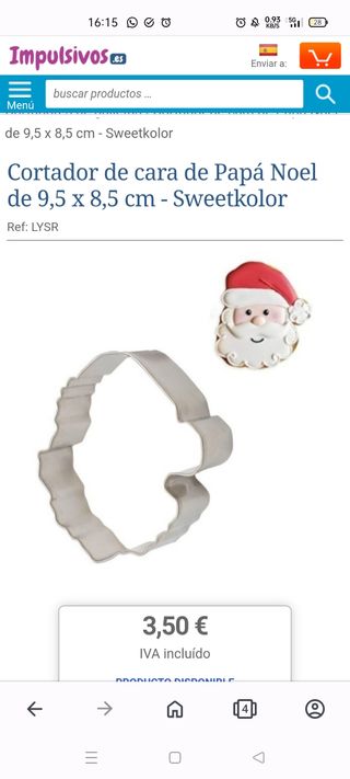 Lote cortadores galleta Navidad