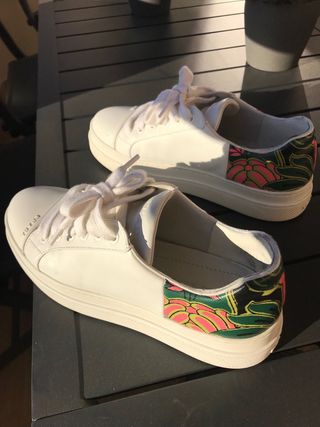 Bambas de piel Prada