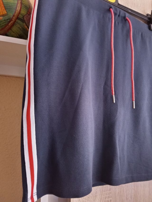 (XL) Falda corta azul marino