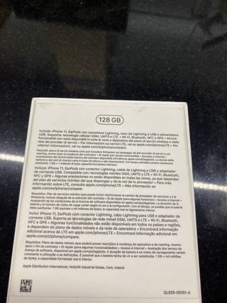 caja vacia Iphone 11