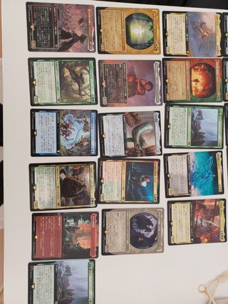 Lote de cartasdel señor de los anillos