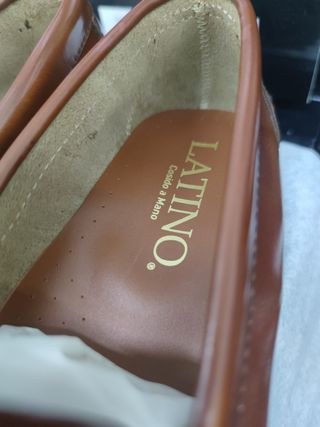 Mocasines castellanos para hombre piel