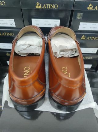 Mocasines castellanos para hombre piel