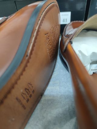 Mocasines castellanos para hombre piel