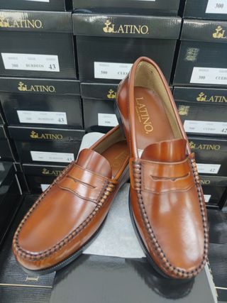 Mocasines castellanos para hombre piel