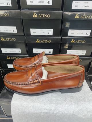 Mocasines castellanos para hombre piel