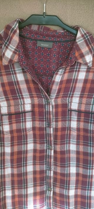 bonita camisa de cuadros