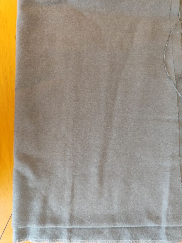 Corte de tela de Lana gris🩶