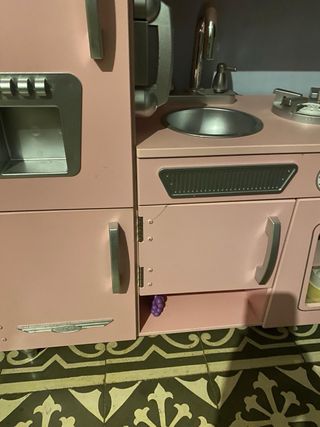 Cocinita juguete de madera