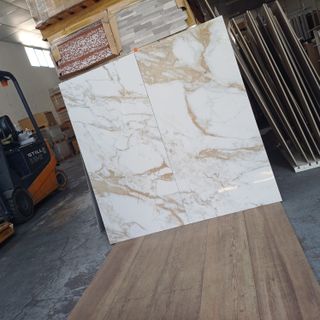 Azulejo mármol calacata gold pulido 60x120