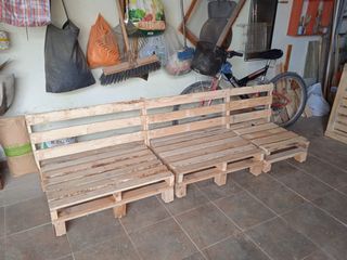 Muebles de palets a estrenar