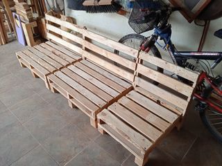 Muebles de palets a estrenar