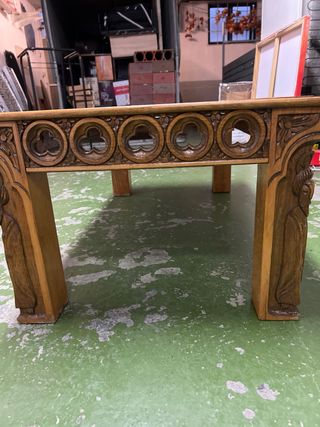 Mesa de madera maciza