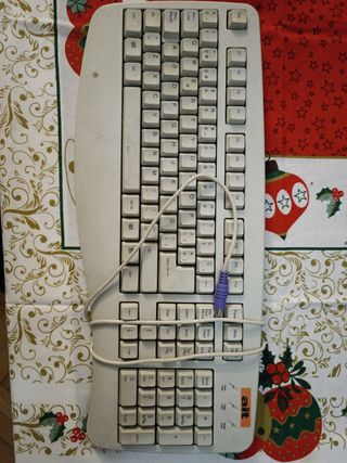 Teclado Ordenador Vintage Querty