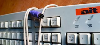 Teclado Ordenador Vintage Querty