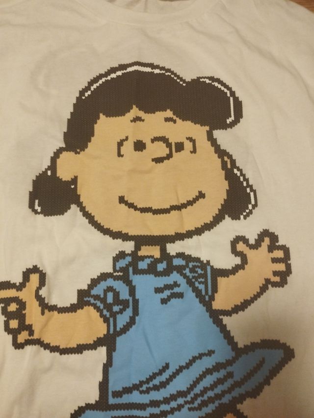 Camiseta Snoopy peanuts Zara talla S/M