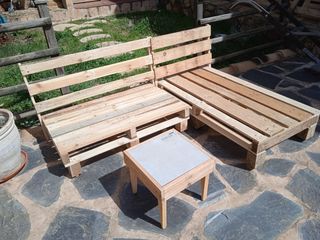 Muebles de palets a estrenar