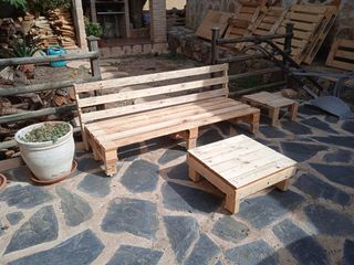 Muebles de palets a estrenar