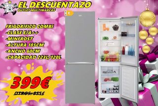 FRIGORIFICO COMBI BEKO CLASE A++/E 185X60CM