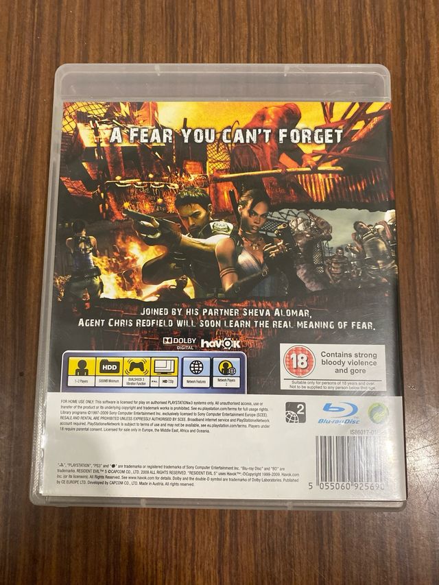 Juego PS3 Resident Evil