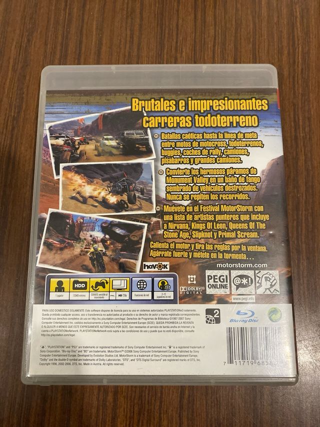 Juego PS3 Motorstorn