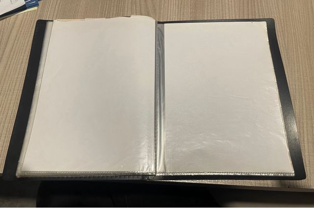 20 porta menu plastica neri REXEL