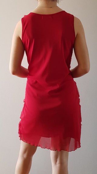 Vestido mini rojo cereza de Niña Bonita